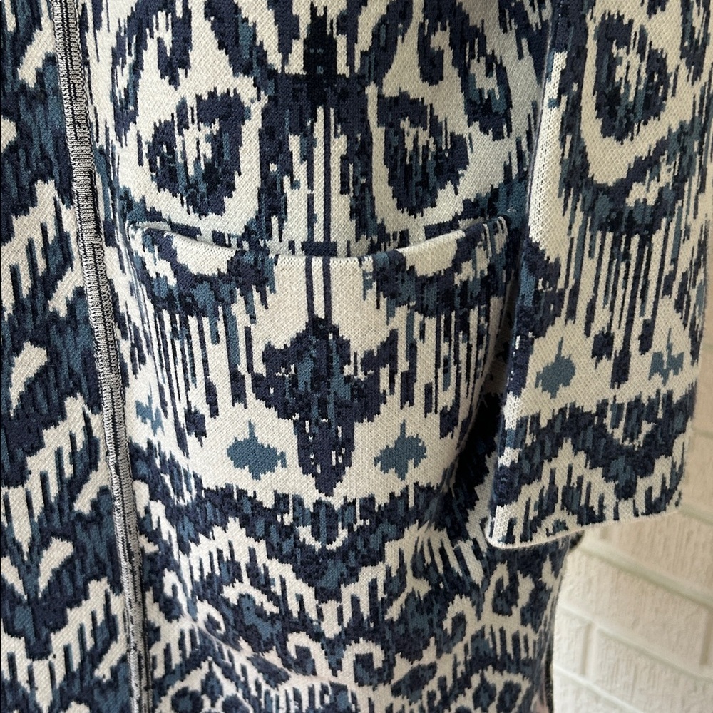 TOMMY BAHAMA- Ikat open front cardigan - Picture 8 of 12
